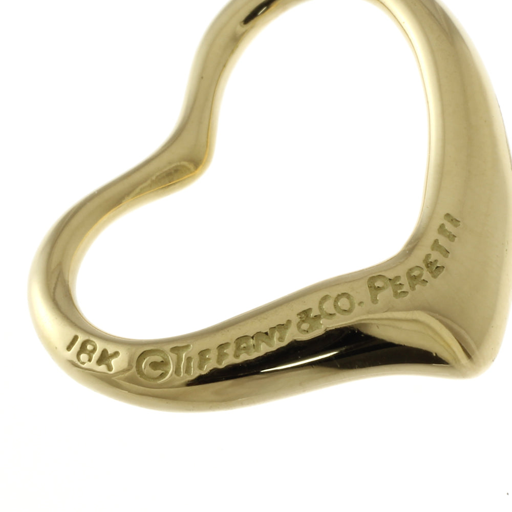 ティファニー TIFFANY&Co. オープンハート ペンダントトップ 18金 K18