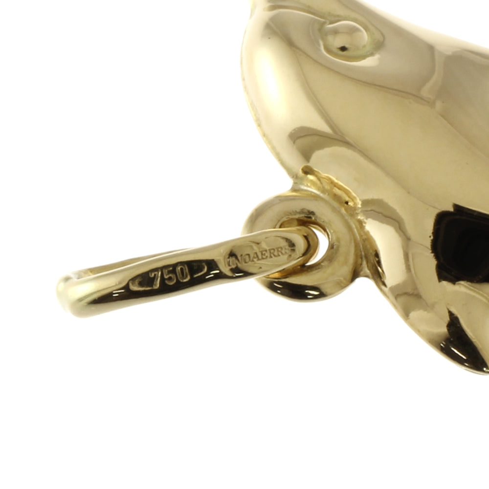アクセサリー UNOAERRE 750 K18 DOLPHIN PENDANT UNOAERRE Dolphin Pendant Top 18K Yellow Gold Women's Pre-owned