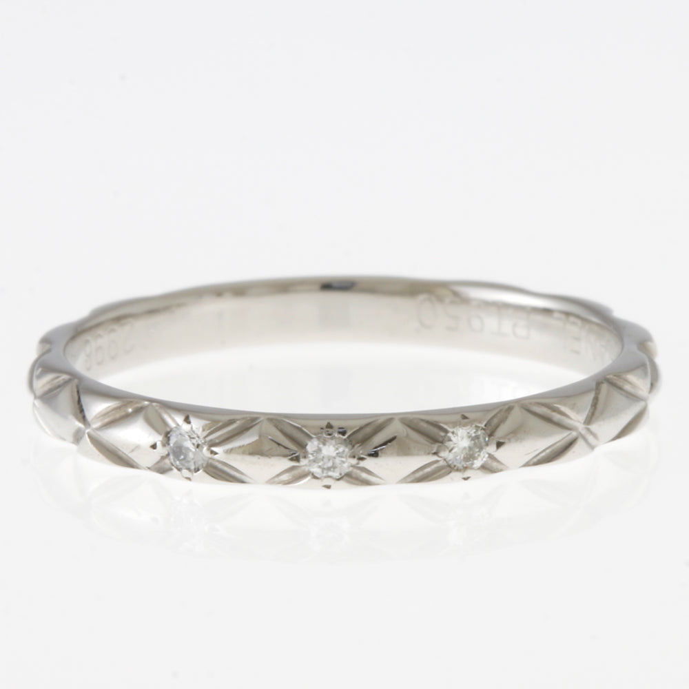 シャネル CHANEL ココクラッシュ リング 指輪 14号 Pt950 プラチナ