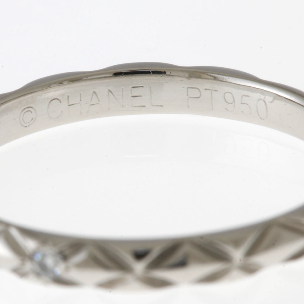 シャネル CHANEL ココクラッシュ リング 指輪 14号 Pt950 プラチナ