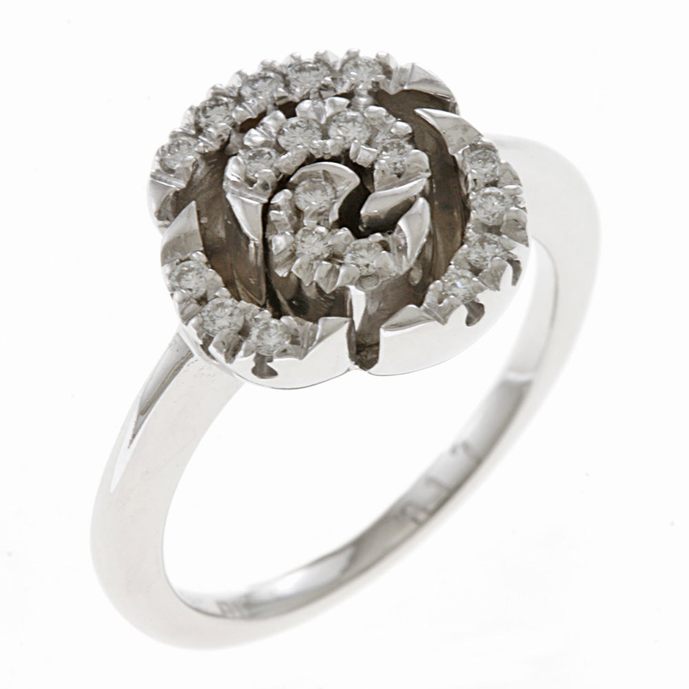 Ponte Vecchio Ring, Size 7.5, 18K, K18 White Gold, Diamond, Women's, U –  【公式】リサイクルキング オンラインショップ