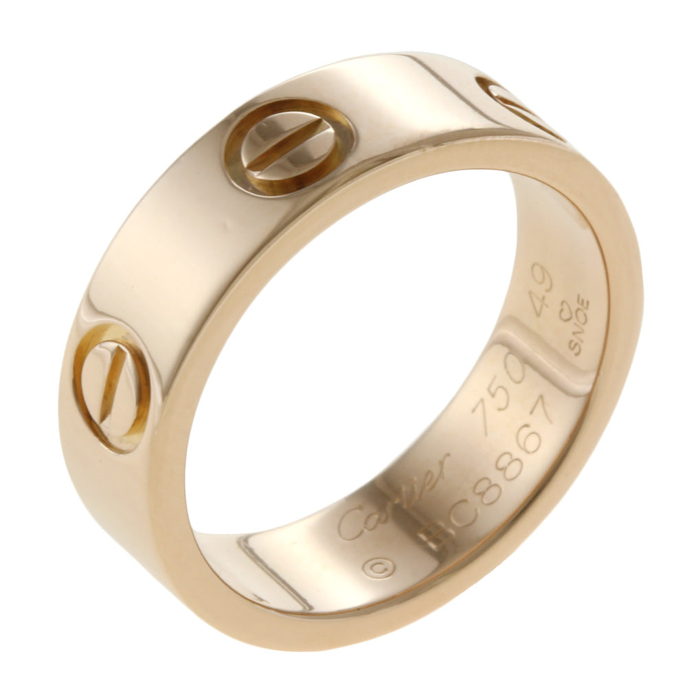 カルティエ CARTIER ラブリング リング・指輪 9号 18金 K18ピンク