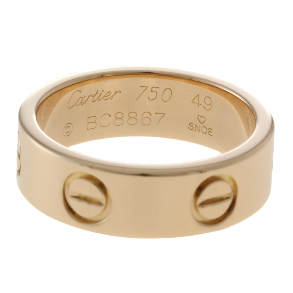 カルティエ CARTIER ラブリング リング・指輪 9号 18金 K18ピンク