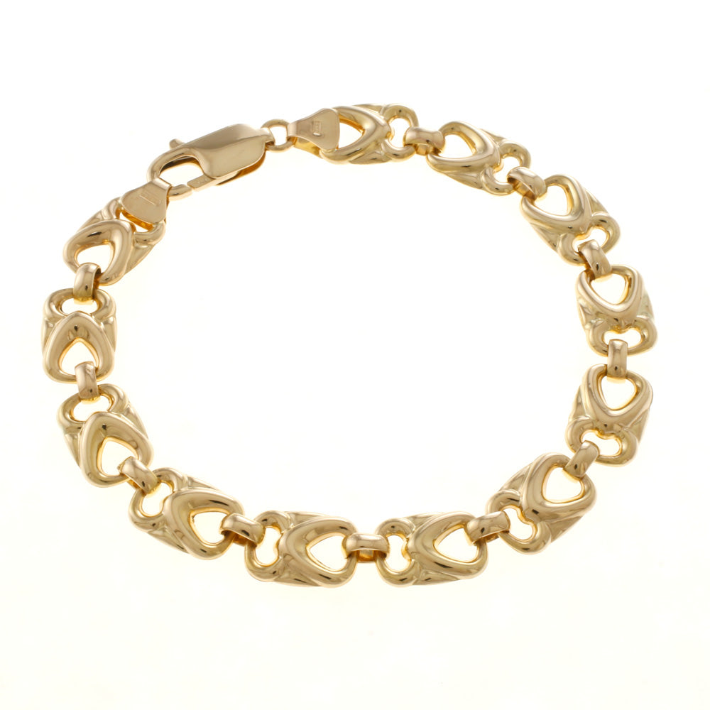 イタリア製 18金 ヴィンテージ ブレスレット 金細工 ウノアエレ D37 イタリア製 18金 ヴィンテージ ブレスレット 金細工 ウノアエレ