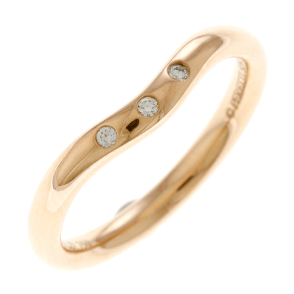 ティファニー TIFFANY&Co. カーブドバンド リング・指輪 7.5号 18金