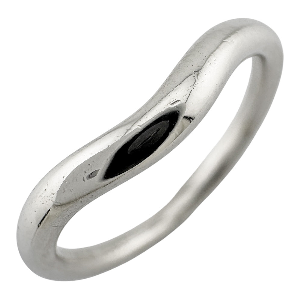 TIFFANY&Co. ティファニー カーブドバンド リング 指輪 6号 Pt950