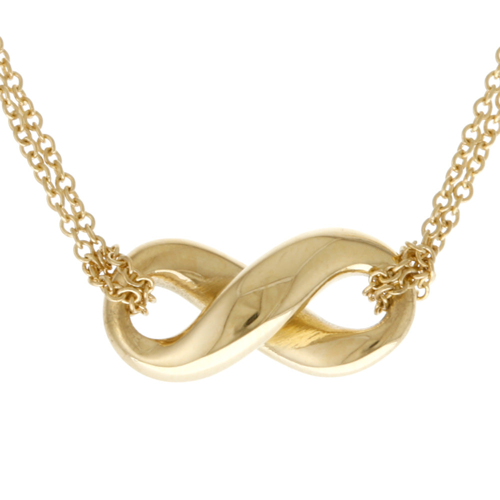 ティファニー インフィニティ ネックレス 18金 K18イエローゴールド