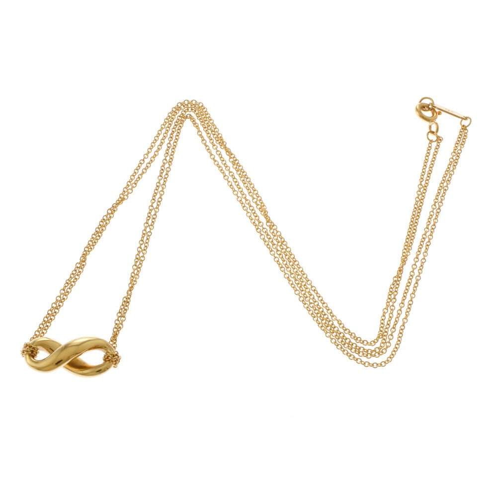 Tiffany Infinity Necklace 18K Yellow Gold for Women TIFFANY&Co