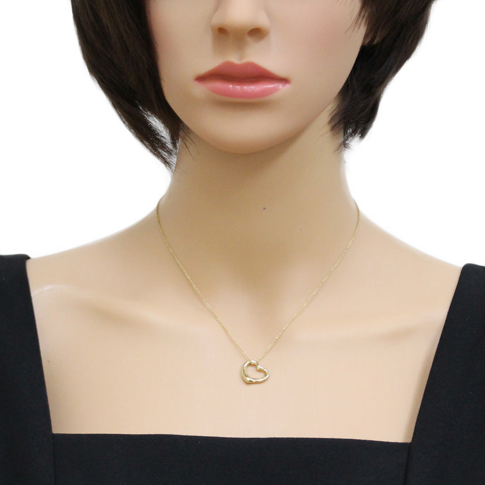 Tiffany & Co. ゴールド ネックレス オープンハート TIFFANY&Co. ティファニー オープンハート ネックレス 18金 K18