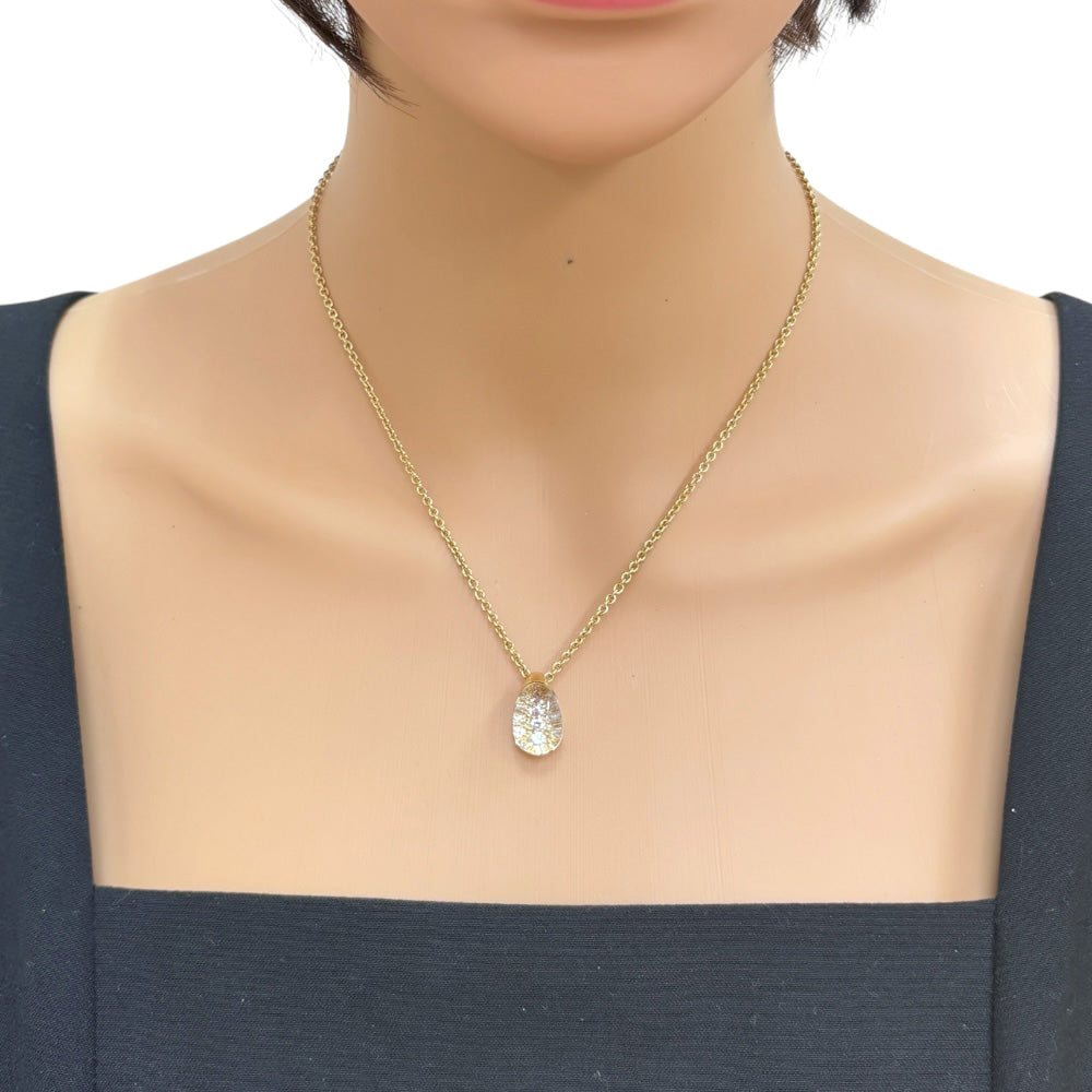 CARTIER カルティエ ミストクリスタル ネックレス 18金 K18イエロー