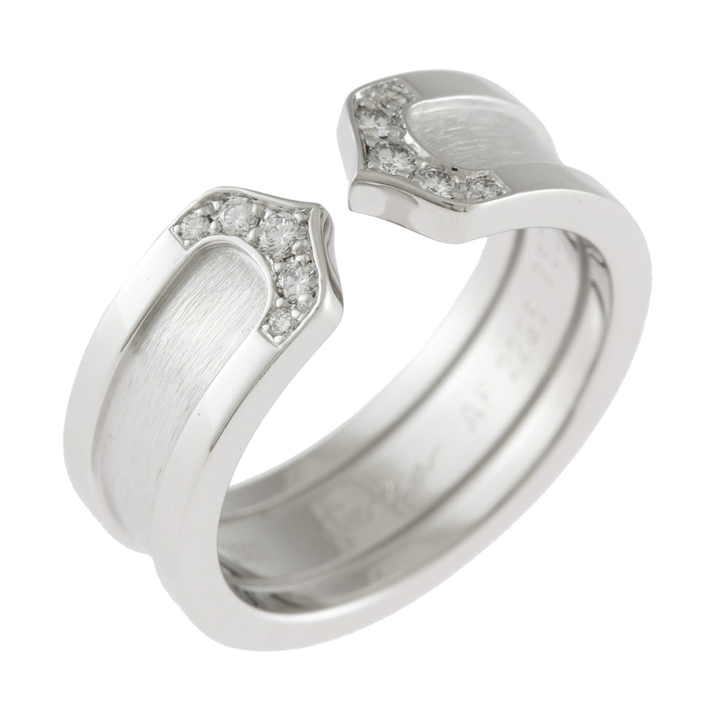 CARTIER カルティエ 2C リング 指輪 10号 18金 K18ホワイトゴールド