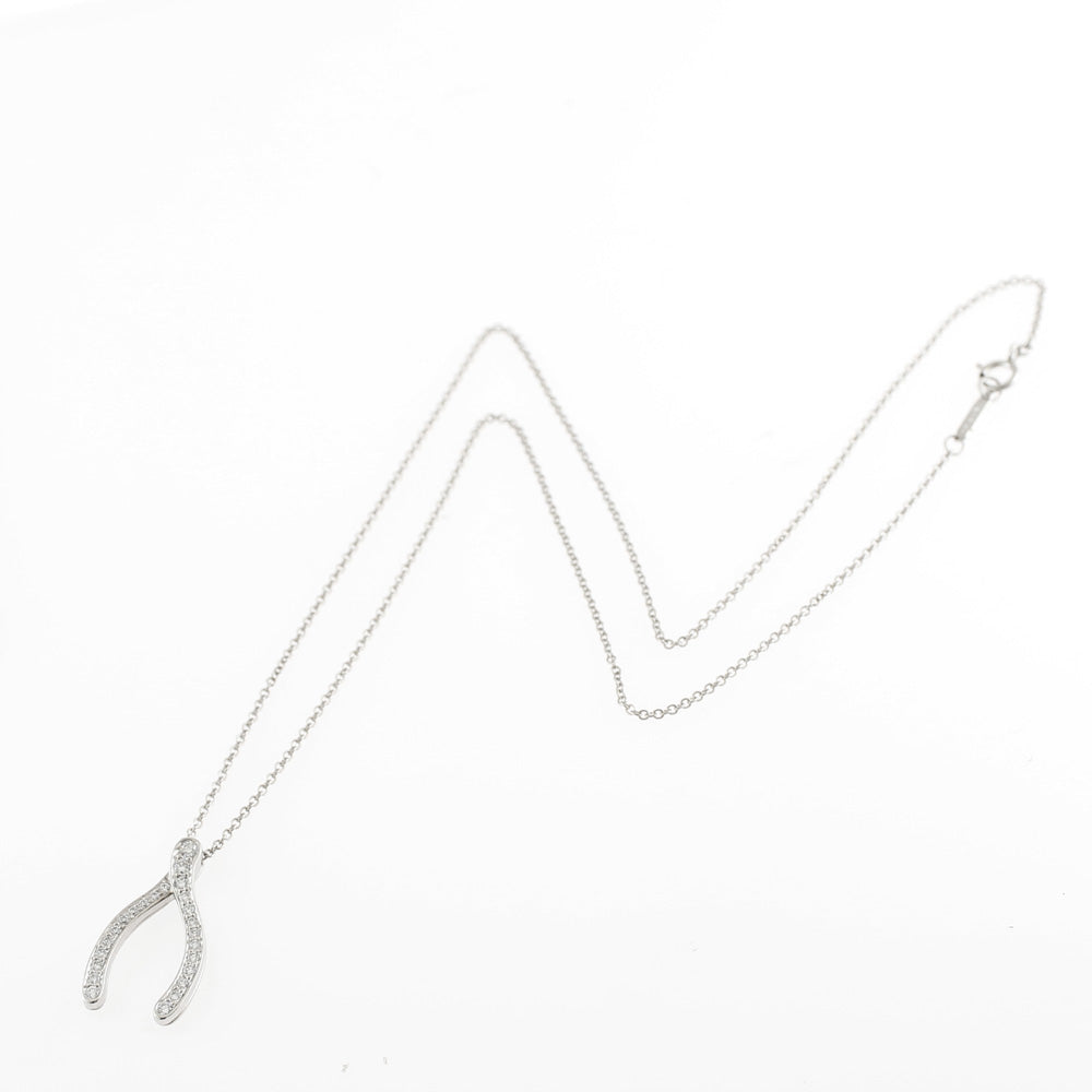 ティファニー ウィッシュボーン ネックレス ティファニー Pt950