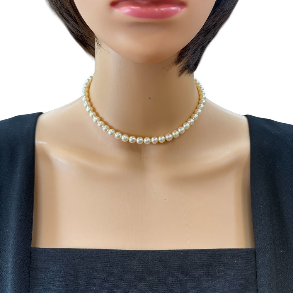 MIKIMOTO ミキモト ネックレス K14ホワイトゴールド パール レディース