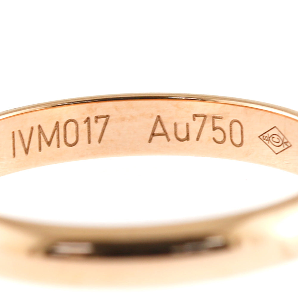 CARTIER カルティエ ウェディングバンド 1Pダイヤモンド リング 指輪 9