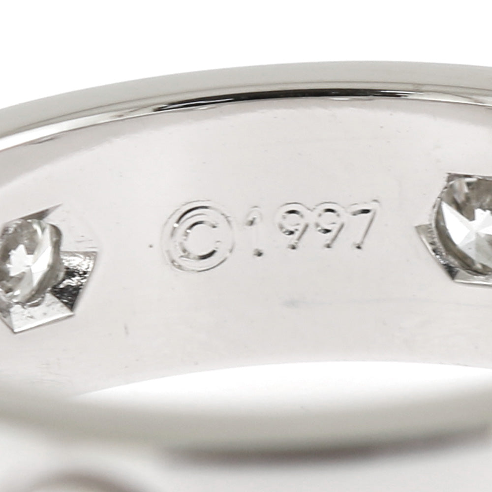 CARTIER カルティエ ラブ フルダイヤモンド リング 指輪 9.5号 18金  