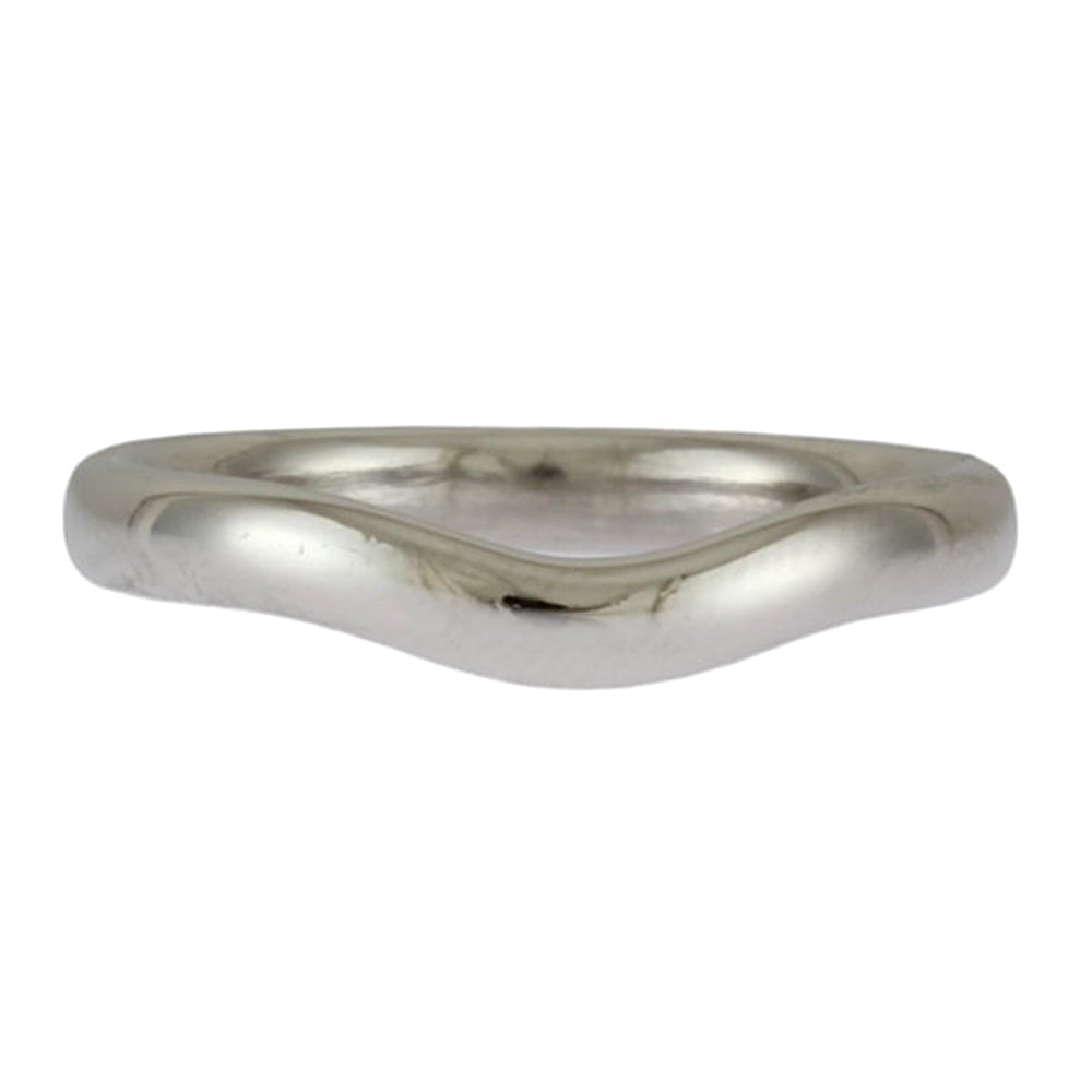 TIFFANY&Co. ティファニー カーブド リング 指輪 14.5号 Pt950プラチナ