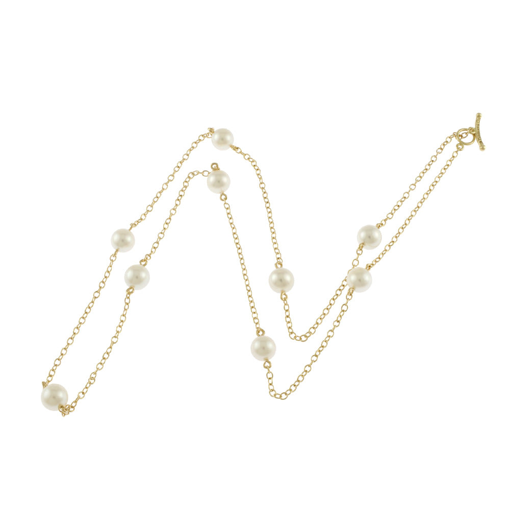 TIFFANY&Co. ティファニー パールアンカー ネックレス 18金 K18