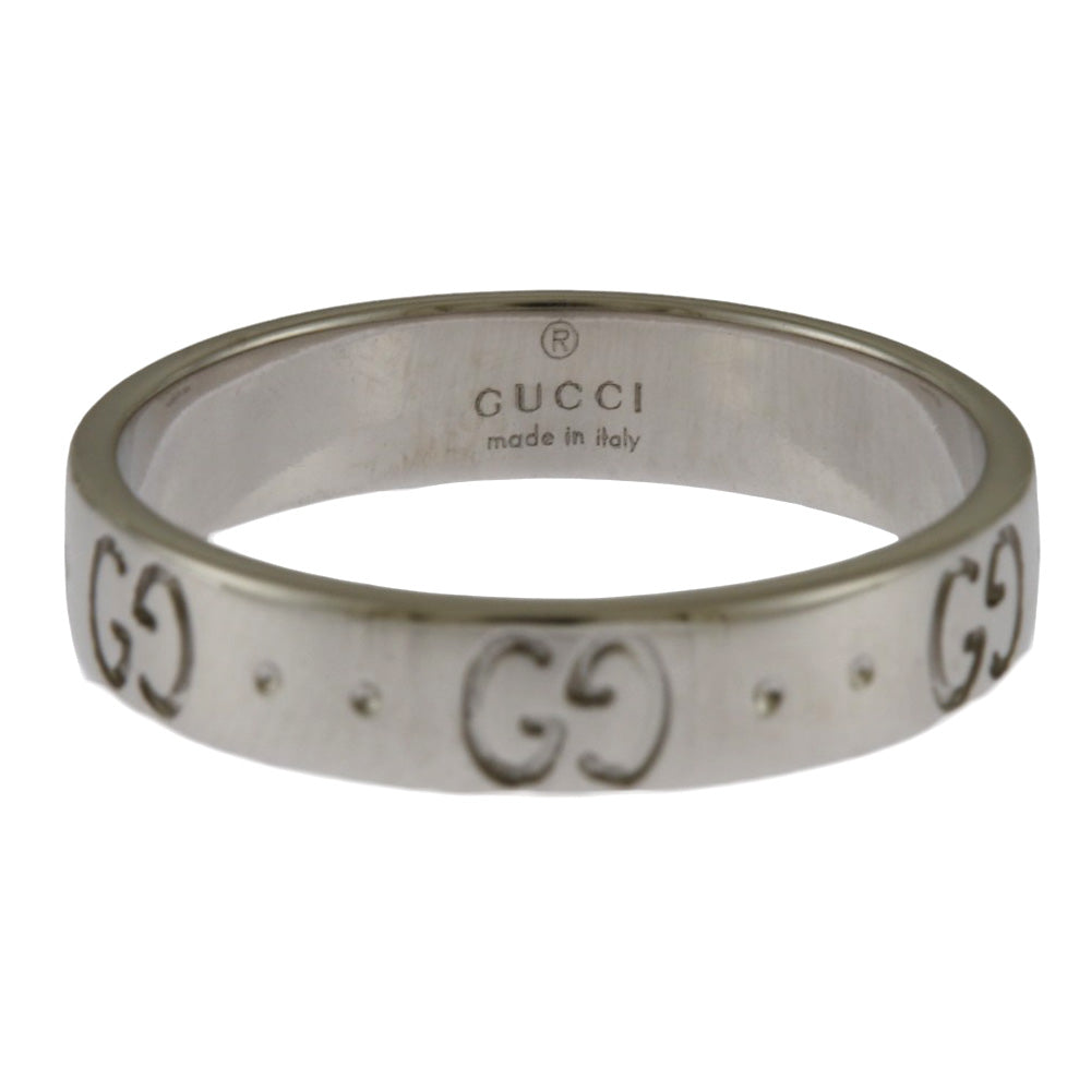 GUCCI グッチ アイコン リング 指輪 12.5号 18金 K18ホワイトゴールド レディース 中古 – 【公式】リサイクルキング  オンラインショップ