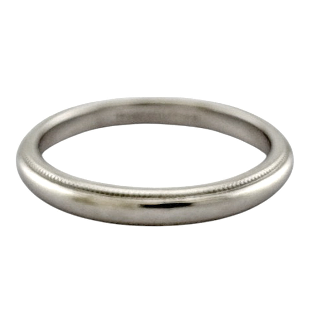 Tiffany & Co. ミルグレイン プラチナリング 950刻印付き ティファニー