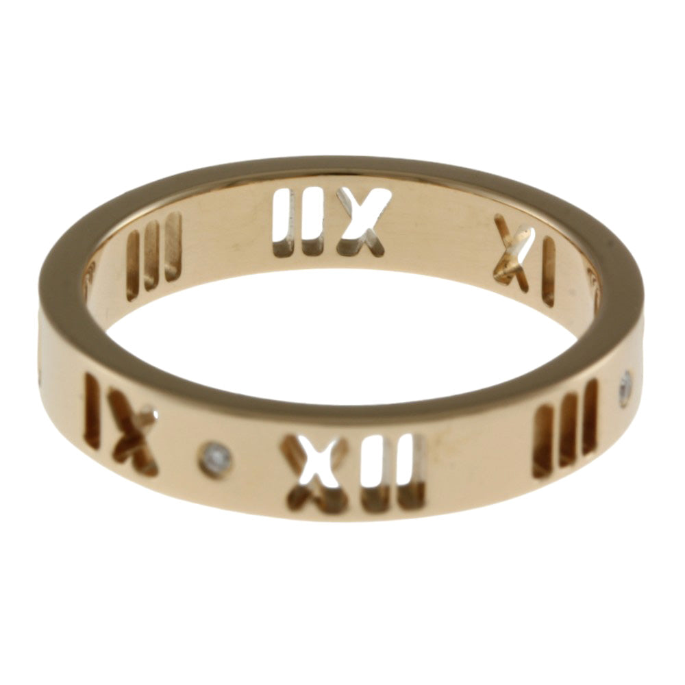 ティファニーアトラスリング 10号　新品仕上げ　無傷未使用に近い TIFFANY&Co. ティファニー アトラス ニューメリック リング 指輪