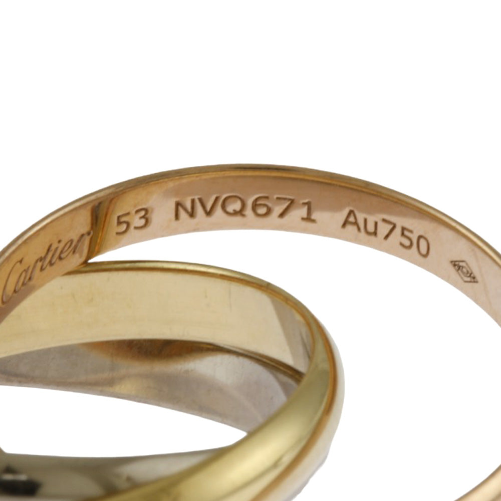 Cartier 18Kゴールド トリニティリング CARTIER カルティエ トリニティ リング 指輪 13号 18金 K18