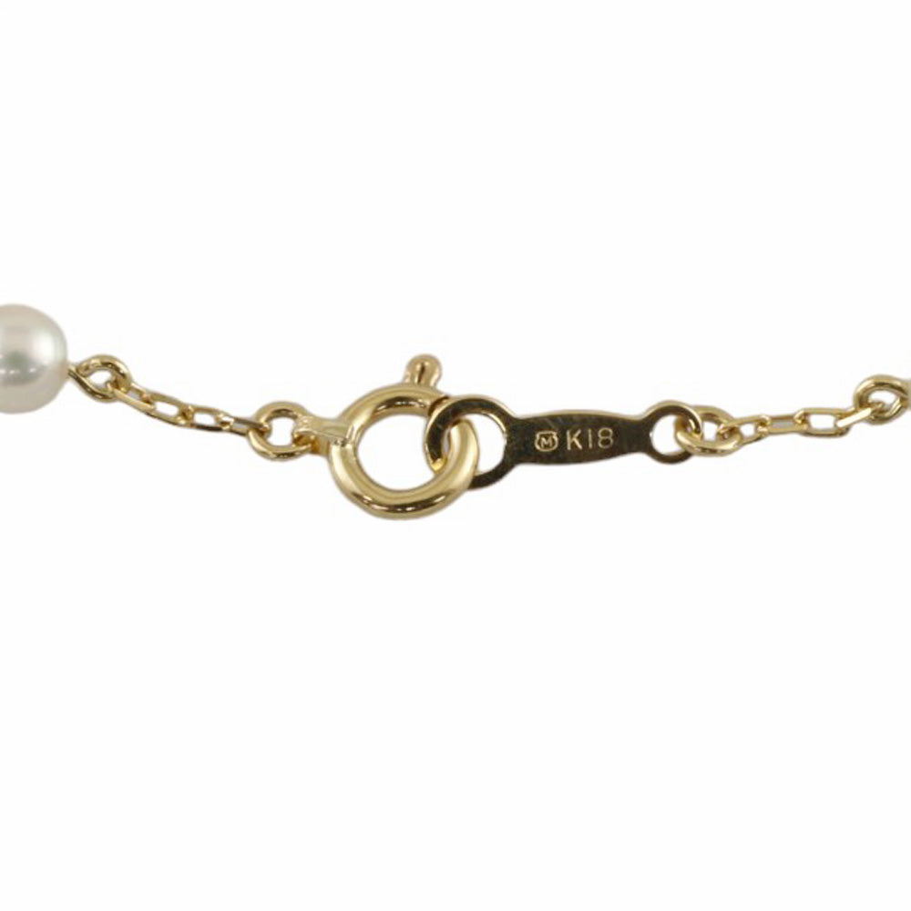 MIKIMOTO ミキモト ブレスレット 18金 K18イエローゴールド アコヤ