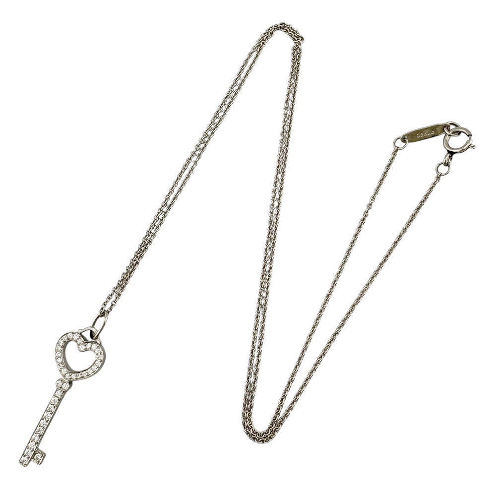 TIFFANY&Co. ティファニー ハートキー ネックレス Pt950プラチナ