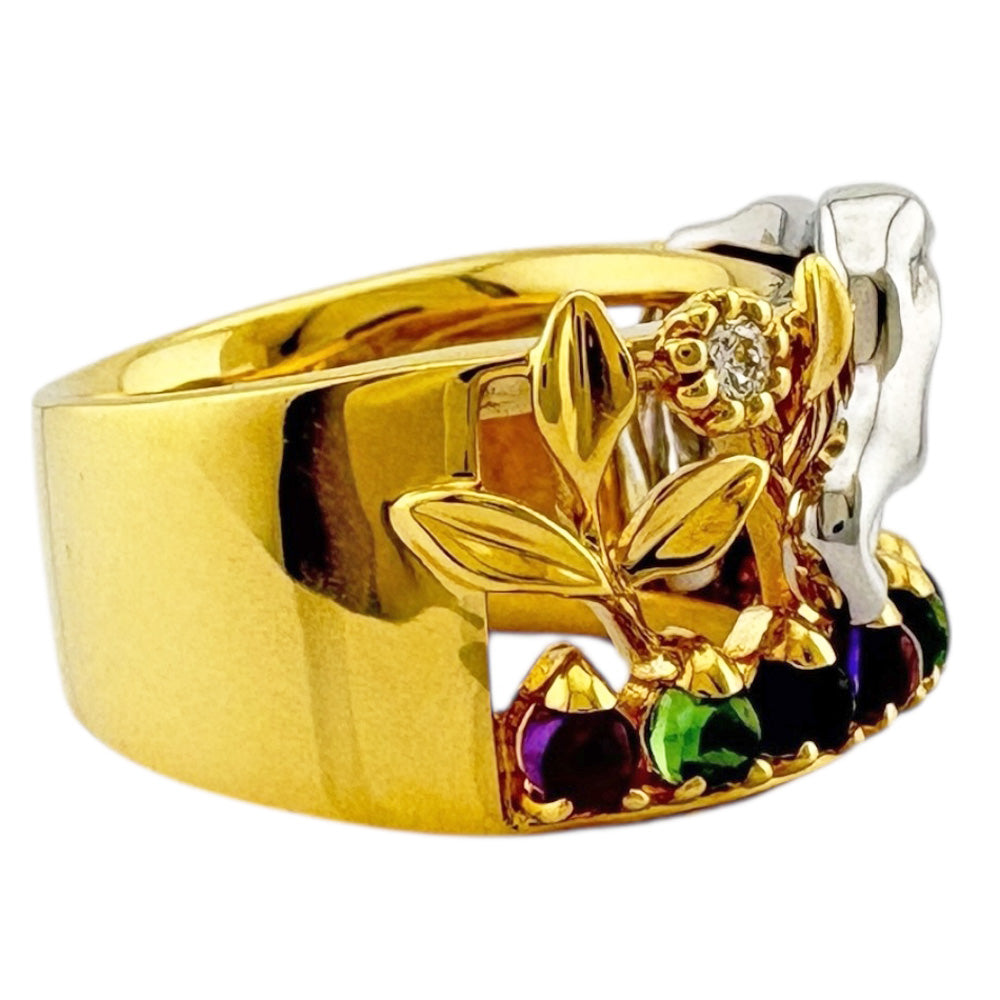 MIKIMOTO ミキモト リング 指輪 10.5号 18金 K18イエローゴールド