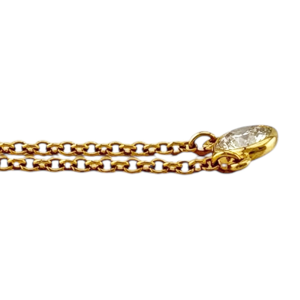 TIFFANY&Co. ティファニー バイザヤード 約0.14ct ネックレス 18金 K18