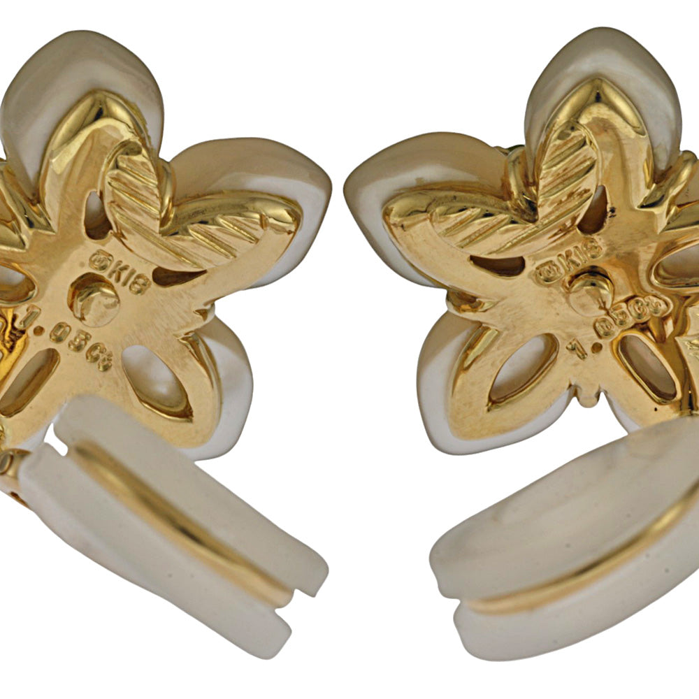 MIKIMOTO ミキモト イヤリング 18金 K18イエローゴールド ペリドット