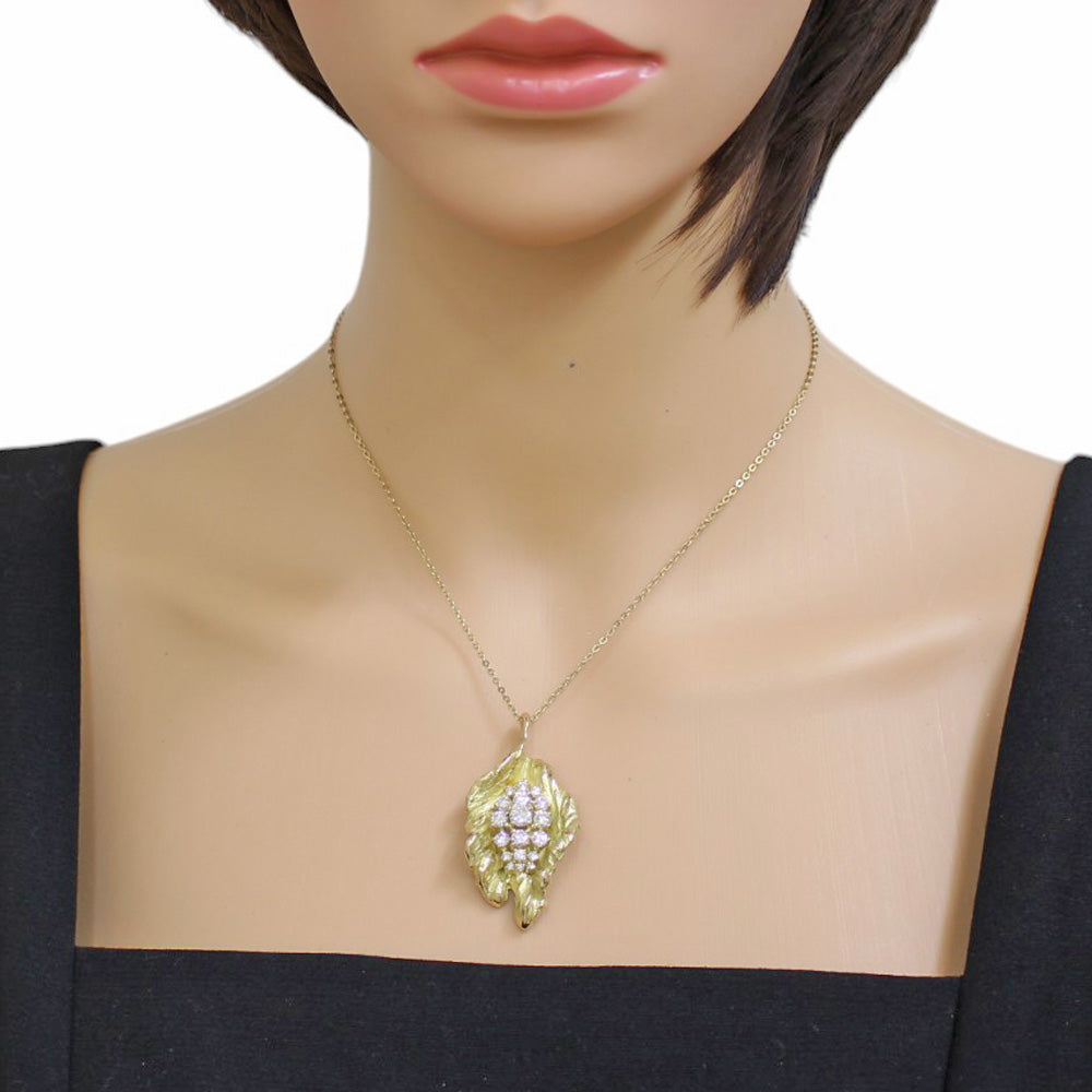 《アイボリータワー》ダイヤモンドクロス　K18YGペンダントトップ（LL） アイボリータワー》ダイヤモンドクロス K18YGペンダントトップ（LL