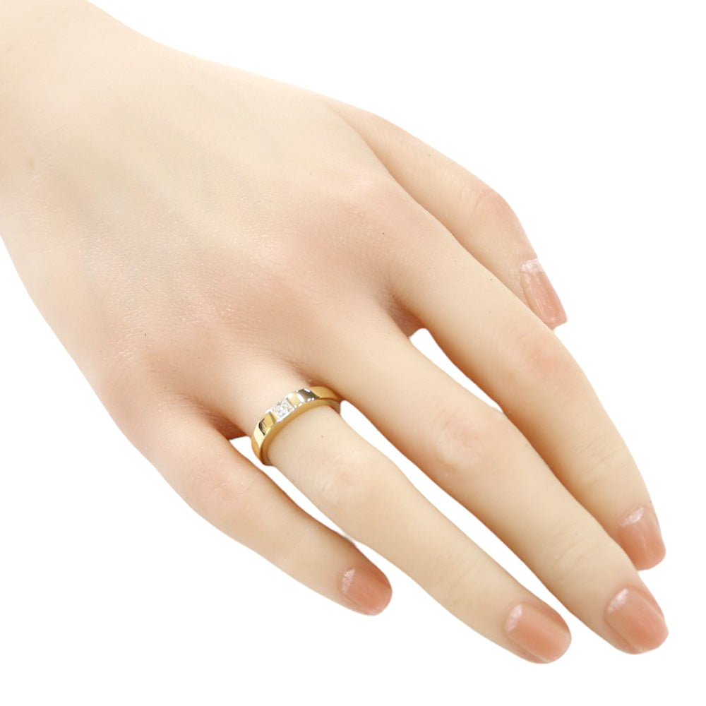 CARTIER カルティエ タンクダイヤモンド リング 指輪 8.5号 18金 K18