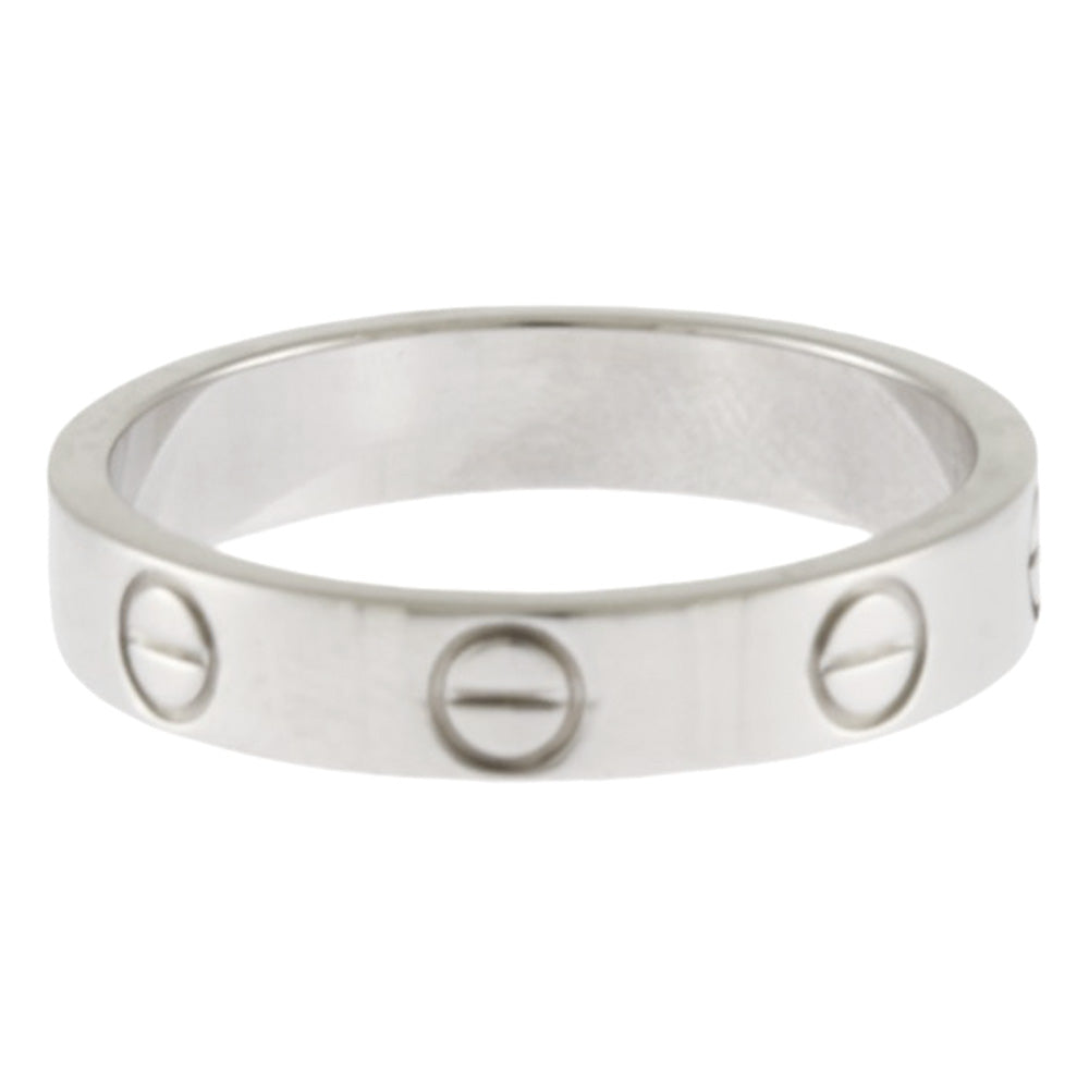 CARTIER カルティエ ミニラブ リング 指輪 10号 18金 K18ホワイト