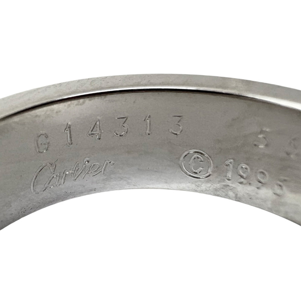 【ミントティー】カルティエ K18ホワイトゴールド ラブリング【48】 ミントティー】カルティエ K18ホワイトゴールド ラブリング【48