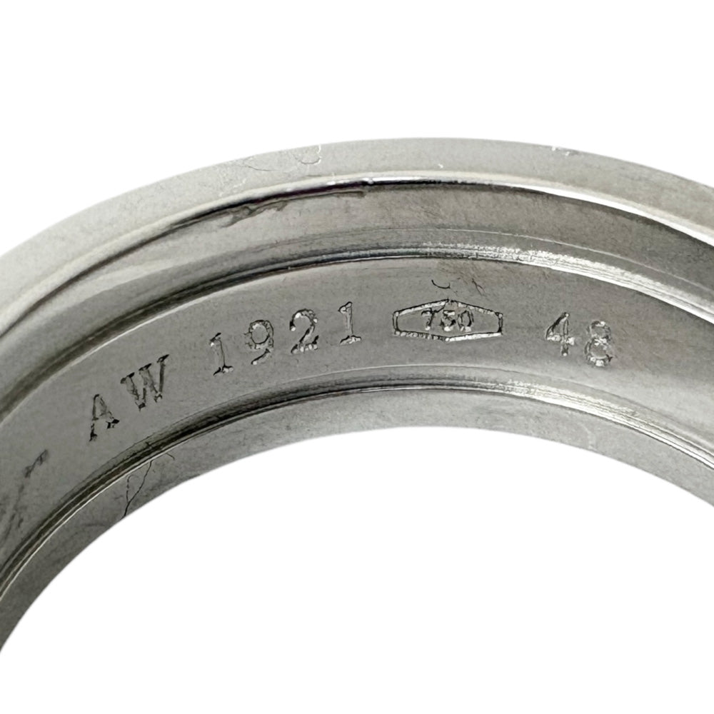 CARTIER カルティエ 2C リング 指輪 9号 18金 K18ホワイトゴールド
