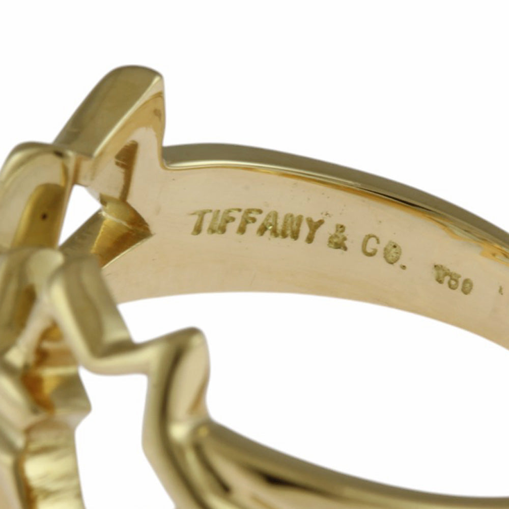TIFFANY&Co. ティファニー トリプルスター リング 指輪 10号 18金 K18