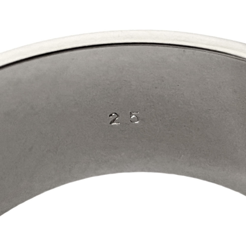 GUCCI グッチ GGアイコン リング 指輪 23.5号 18金 K18ホワイト