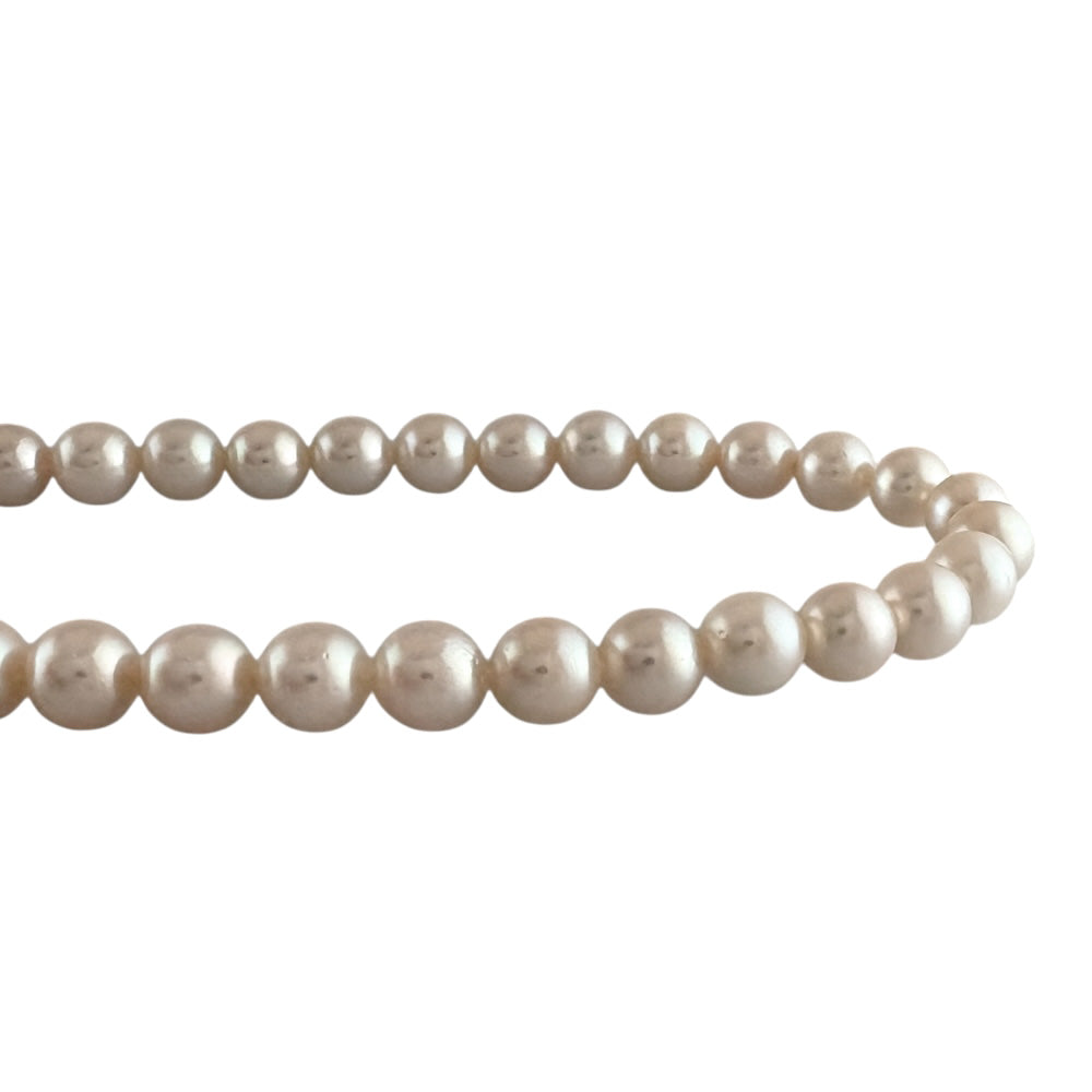 MIKIMOTO ミキモト ネックレス K14ホワイトゴールド アコヤパール