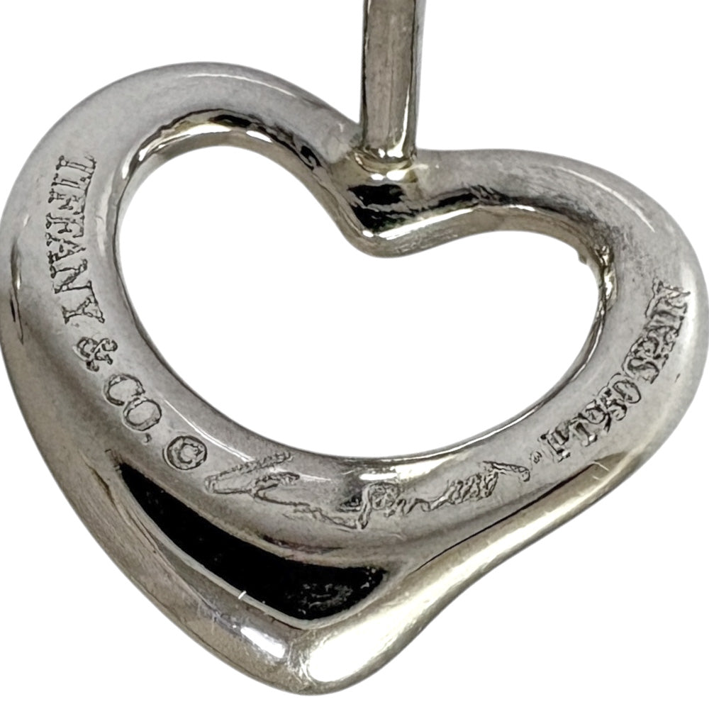 TIFFANY&Co. ティファニー オープンハート ピアス Pt950プラチナ