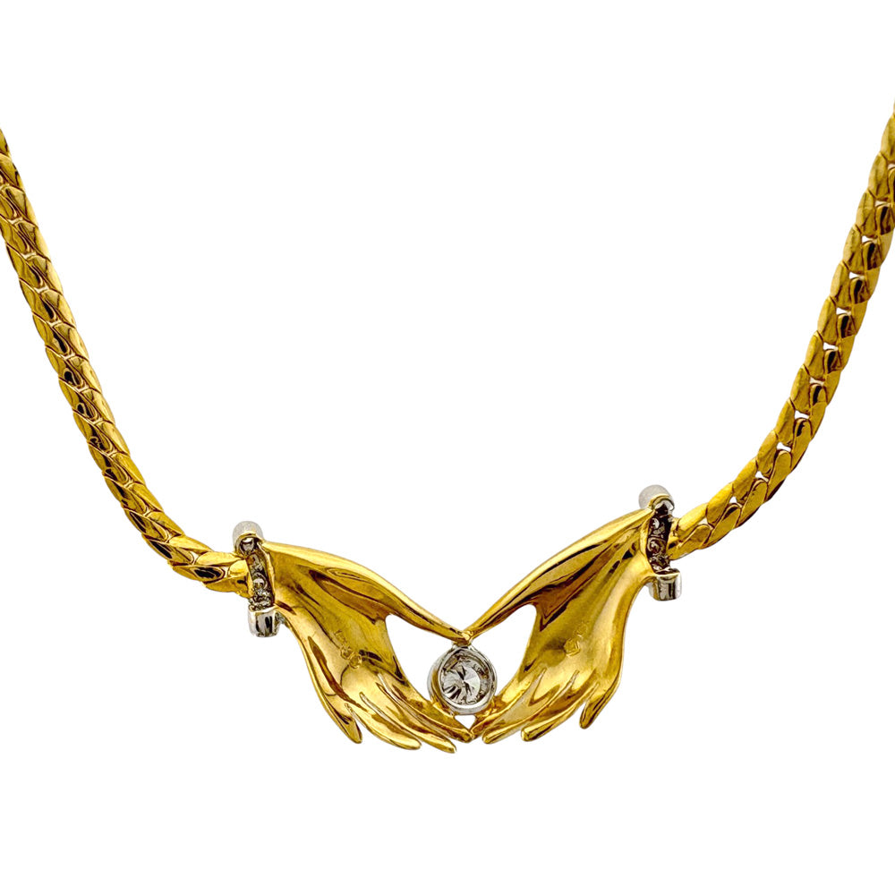 Carrera y Carrera カレライカレラ ネックレス 18金 K18イエロー
