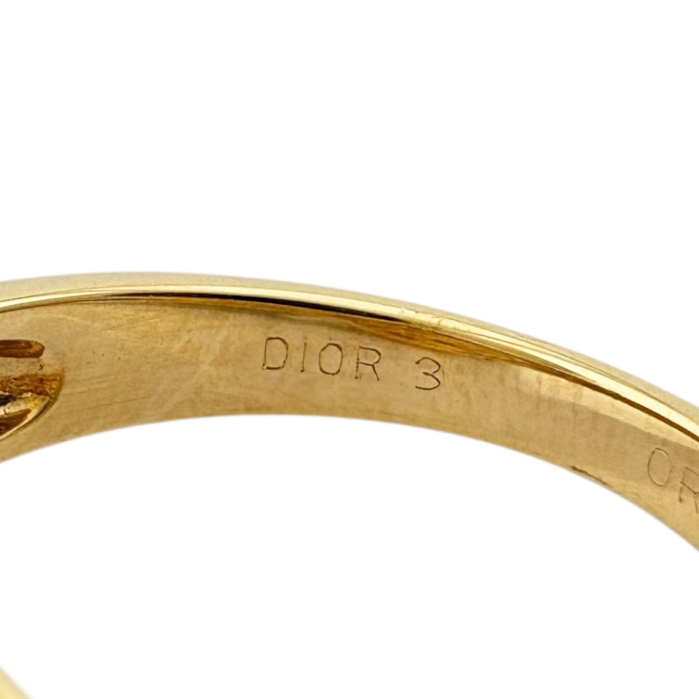 Dior ディオール リング 指輪 12号 18金 K18イエローゴールド