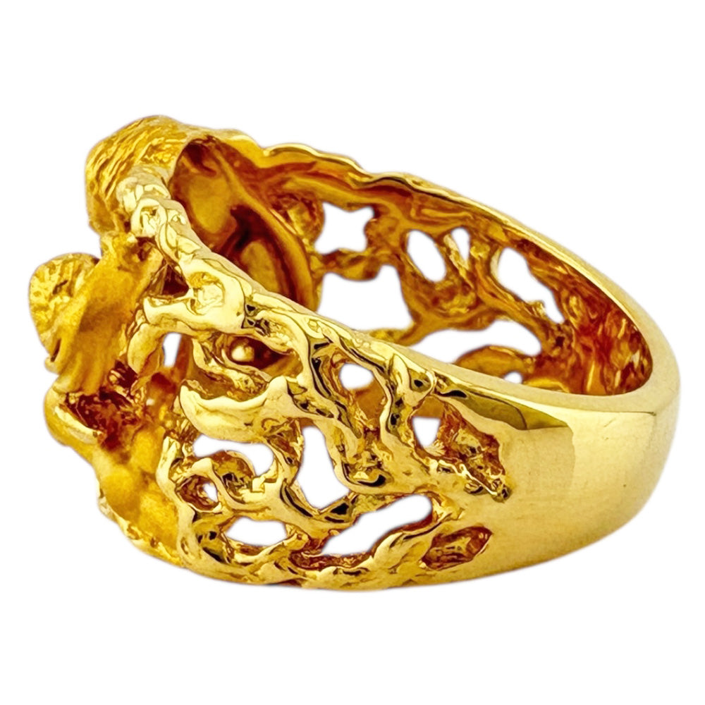 Carrera y Carrera カレライカレラ リング 指輪 12号 18金 K18イエロー 
