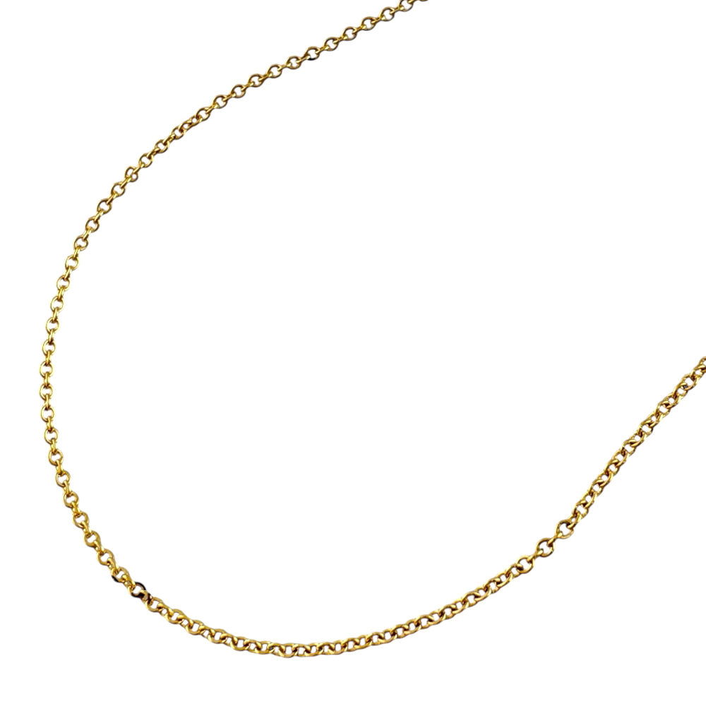 TIFFANY&Co. ティファニー ネックレス 18金 K18イエローゴールド ユニ