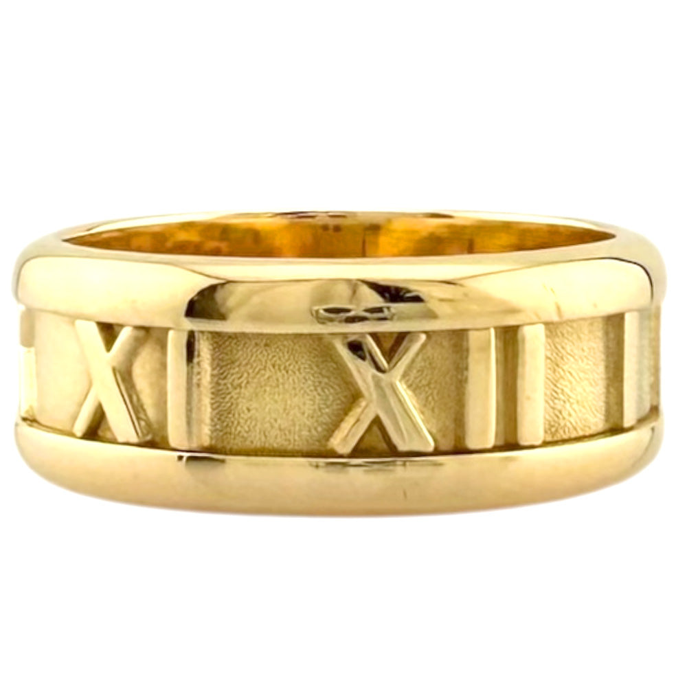 TIFFANY&Co. ティファニー アトラス リング 指輪 9号 18金 K18イエロー