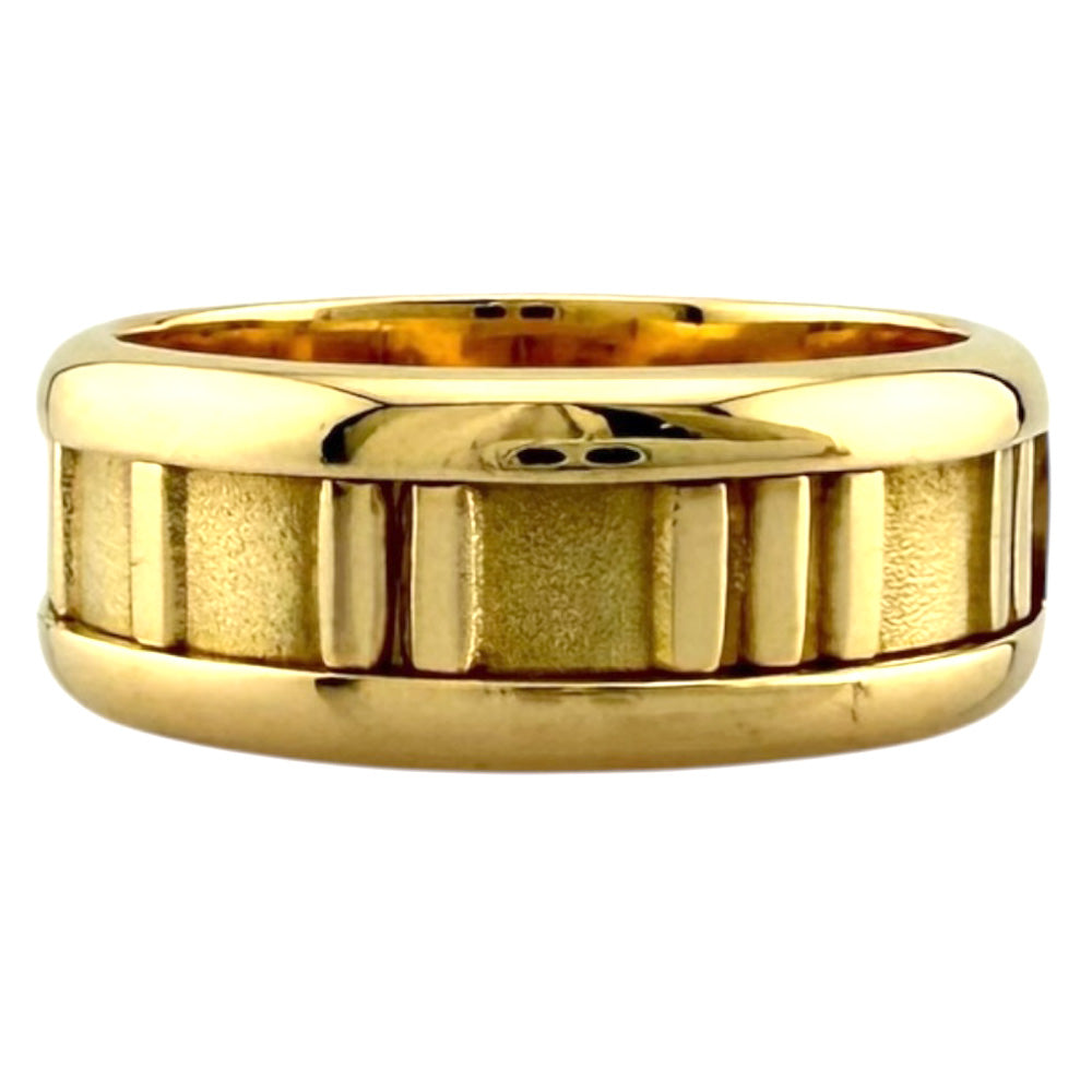 TIFFANY&Co. ティファニー アトラス リング 指輪 9号 18金 K18イエロー