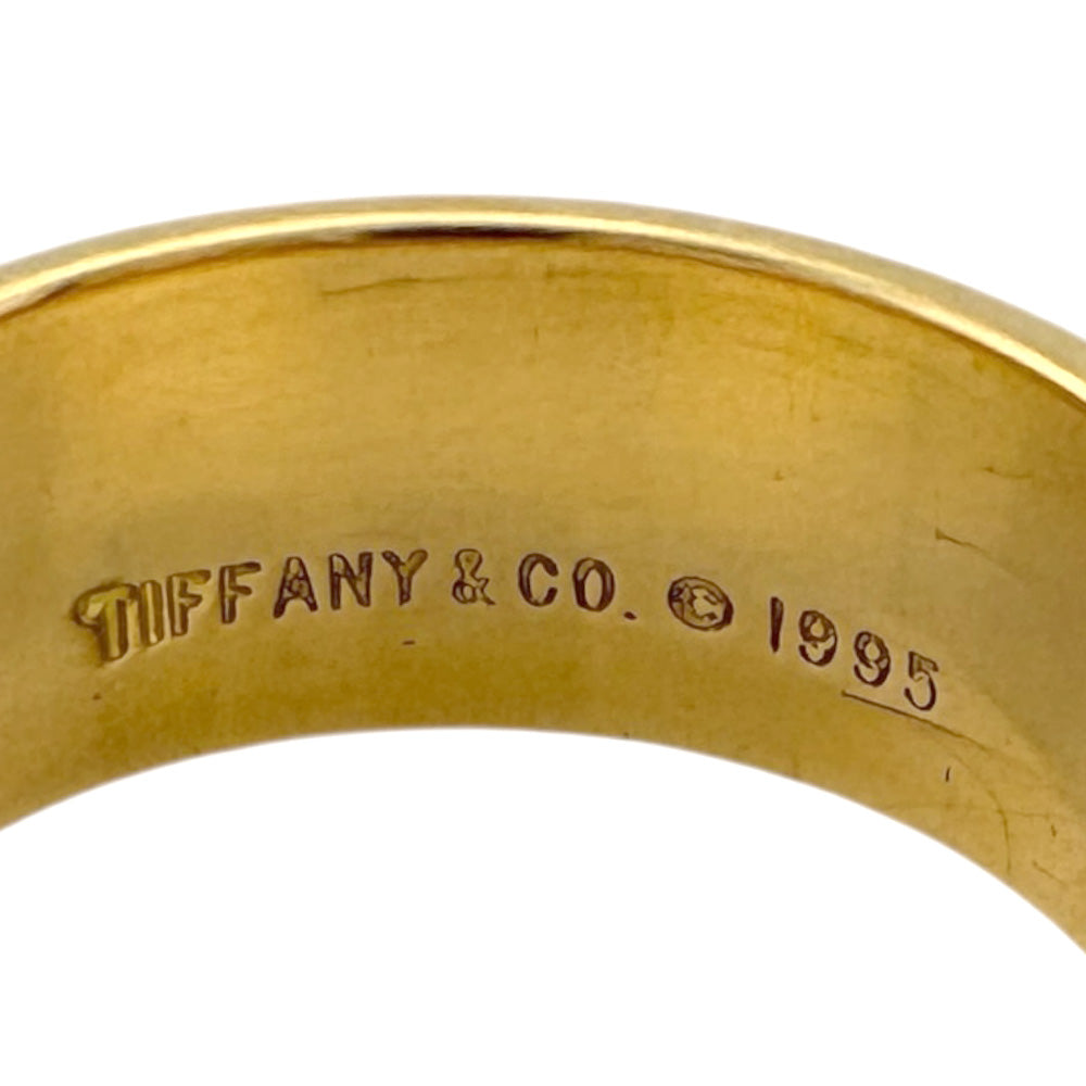 TIFFANY&Co. ティファニー アトラス リング 指輪 9号 18金 K18イエロー