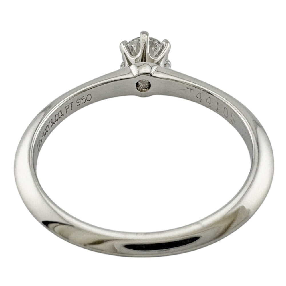 【ほぼ未使用】Tiffany & Co. プラチナ ソリティアリング TIFFANY&Co. ティファニー ソリティア リング 指輪 10.5号 Pt950