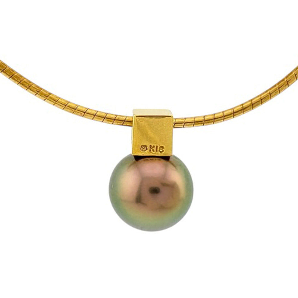 1794 ミキモトパールネックレスK18YGイエローゴールド38cm MIKIMOTO ミキモト ゴールデンパール 真珠 ネックレス K18イエロー