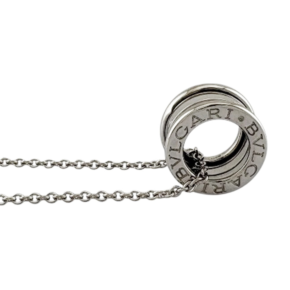 BVLGARI ブルガリ B-zero ネックレス 18金 K18ホワイトゴールド ユニ  