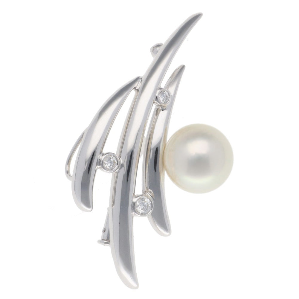 TASAKI Brooch 18K White Gold Pearl Ladies Used – 【公式